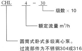 CHL型不銹鋼圓筒式輕型多級泵